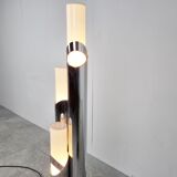 Vintage italian chrome floor lamp, 1970s