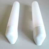 1960’s modernist mid-century Wilhem Wagenfeld pair of sconces for Lindner gmbh