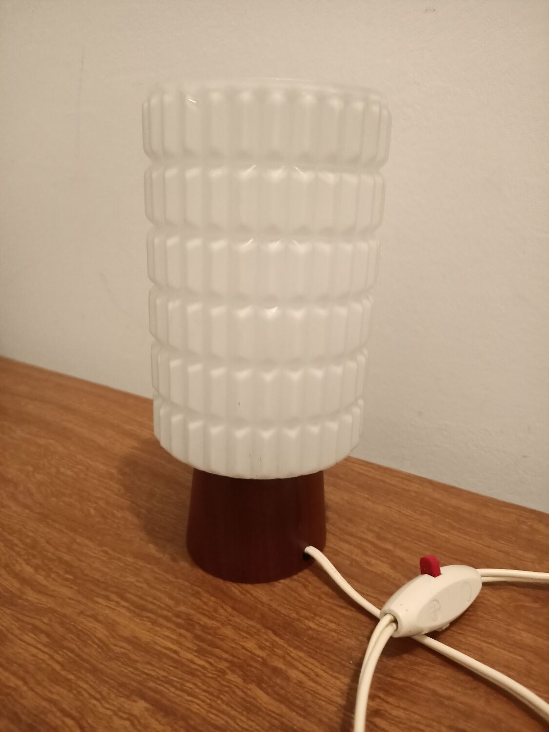 Scandinavian teak table lamp