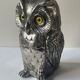 Vintage zoomorphic owl ice bucket