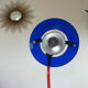 Lamp " spiral " primary colors 80s era Memphis