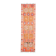 1970s Vintage Turkish Hand-Knotted Wool Cotton Red Runner Rug 96x320