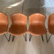 Set of 4 Bertoia chairs