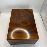 Biedermeier Box in Walnut Veneer on Maple, Austria, 1840s