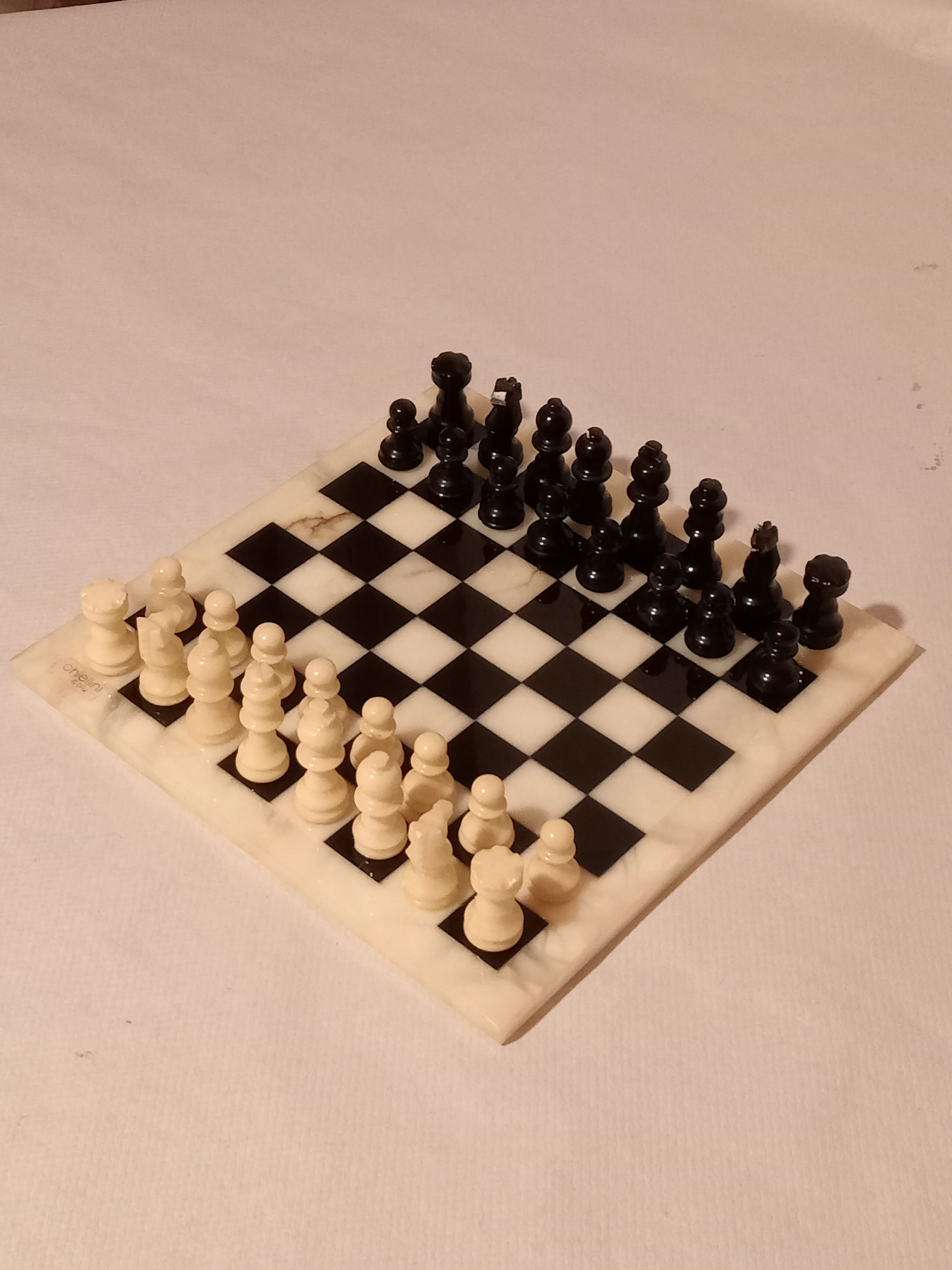 Italian Chiellini Marble Chess