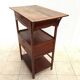 Vintage oak accent cabinet