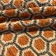 Moroccan Berber rug in orange wool