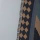 Vintage Turkish kilim handwoven 193x193 cm