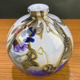 Murano glass soliflore ball vase