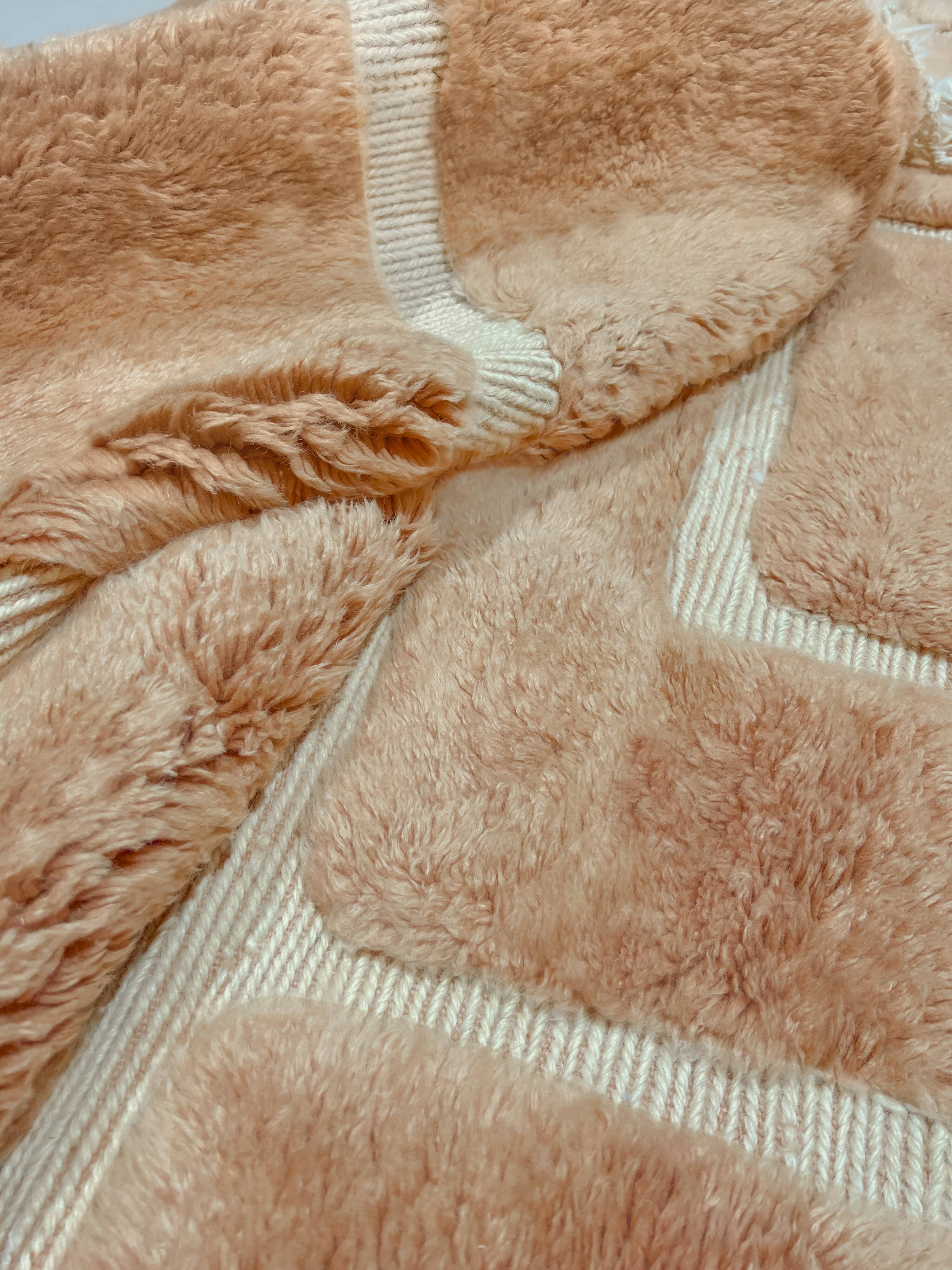 Moroccan Berber rug, Beni Ouarain M'rirt terracotta, 2.87 x 2.13 m