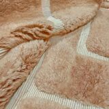 Moroccan Berber rug, Beni Ouarain M'rirt terracotta, 2.87 x 2.13 m