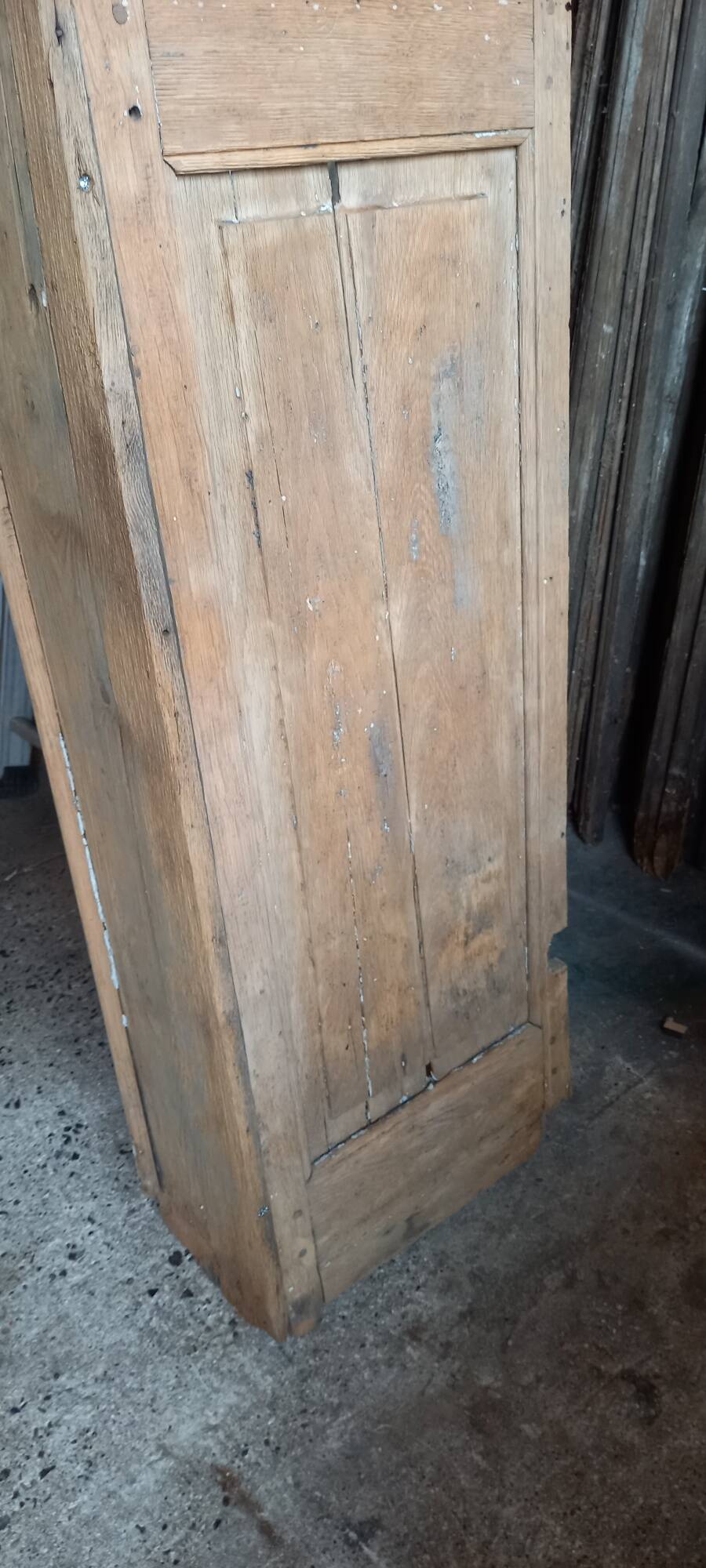 Cheminée et trumeau de château XVIIIe en chêne