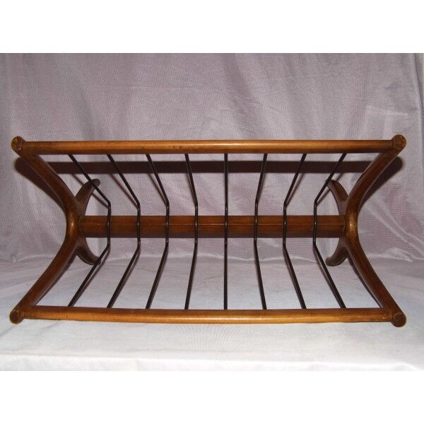 Scandinavian vintage design magazine holder