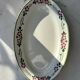 Oval dish with floral decoration