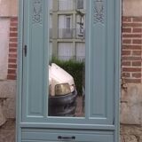 Armoire parisienne vert jade art déco