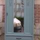 Green parisian wardrobe jade art deco