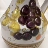 Fratelli Fanciullacci ceramic pitcher with grape decor