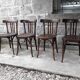 Lot de 4 chaises bistrot
