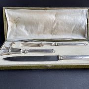 Service à découper Argent Minerve style Louis XV