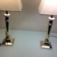 Pair of brass lamps art deco style 60s-70s