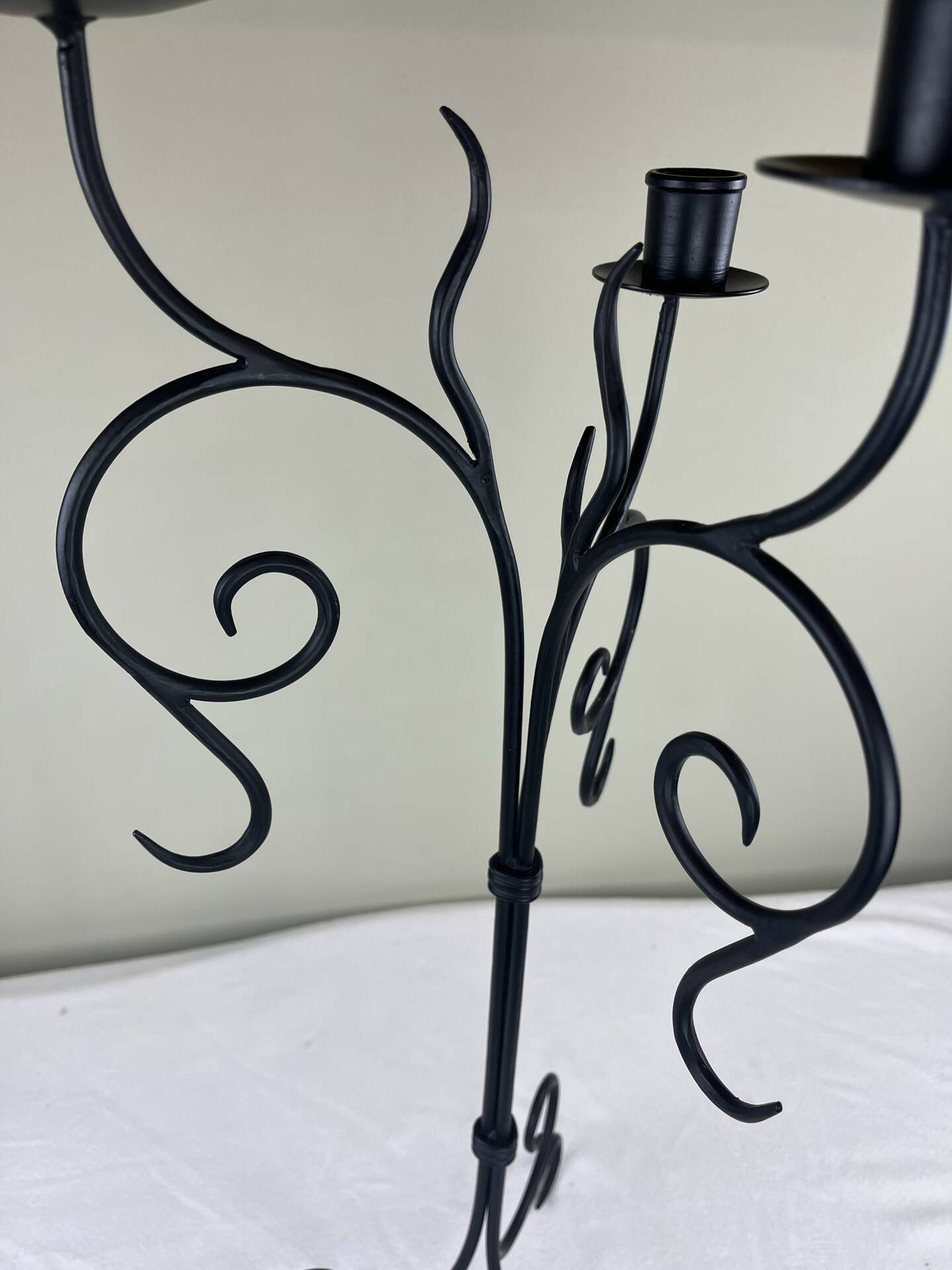 Large iron chandelier