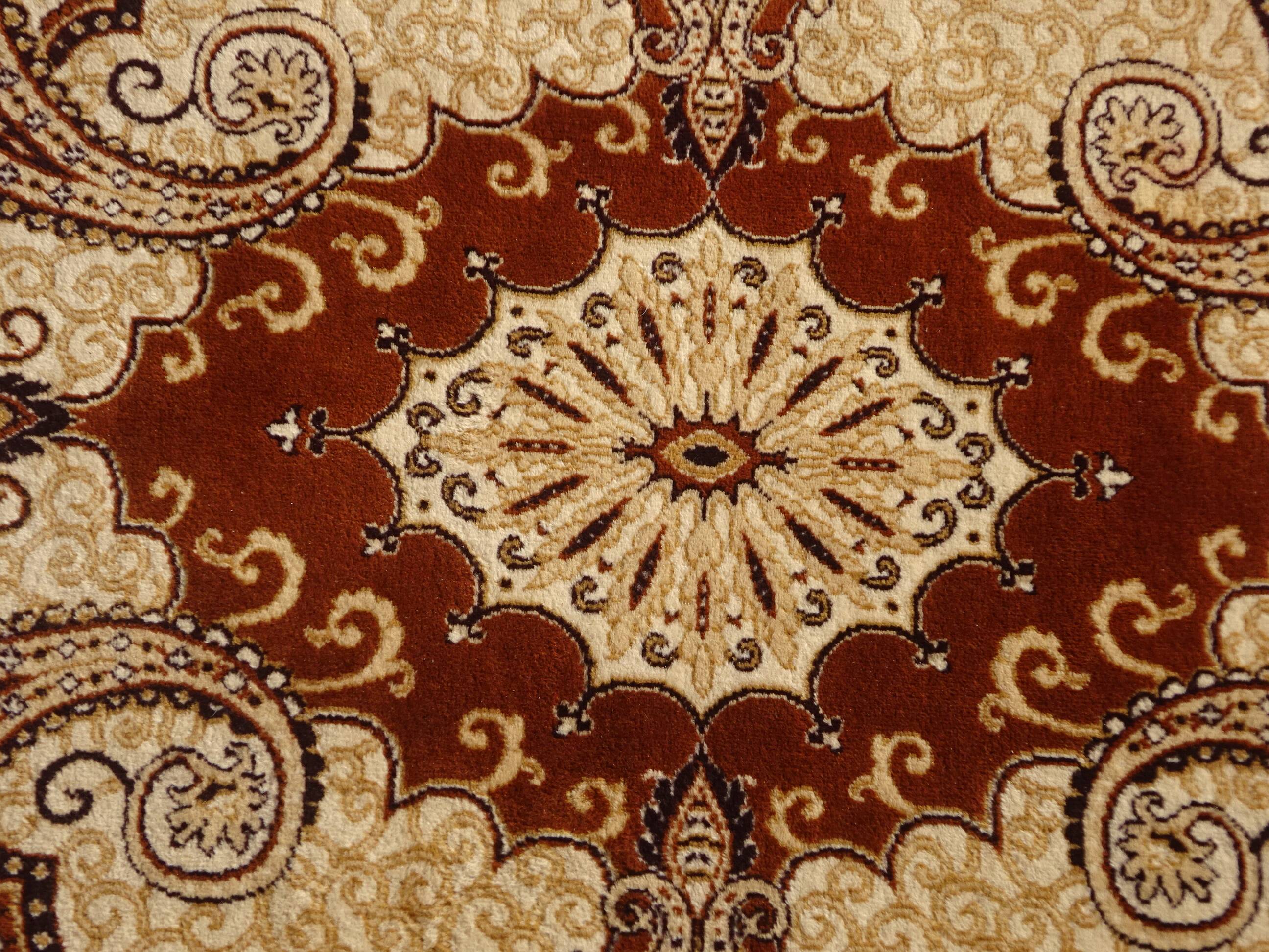 100% pure wool rug 170x230 cm