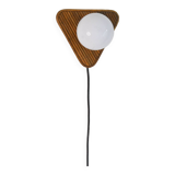 Lampe en rotin de style Space Age du milieu du siècle