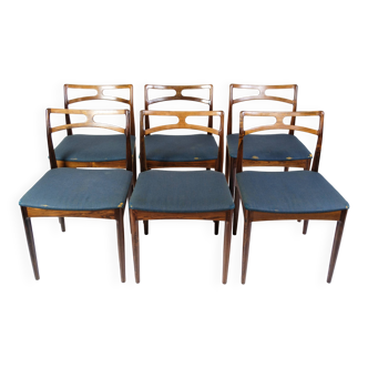 Ensemble de six chaises de salle à manger modèle 94 en palissandre par Johannes Andersen