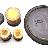 Ancien service à tabac fumeur de Louis Dage 6 pièces art déco collection