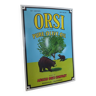 Plaque en métal gaufré publicitaire ORSI