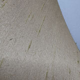 Pair of antique fabric lampshades with fringe