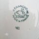 Old flat plates, in earthenware, Céranord St Amand factory