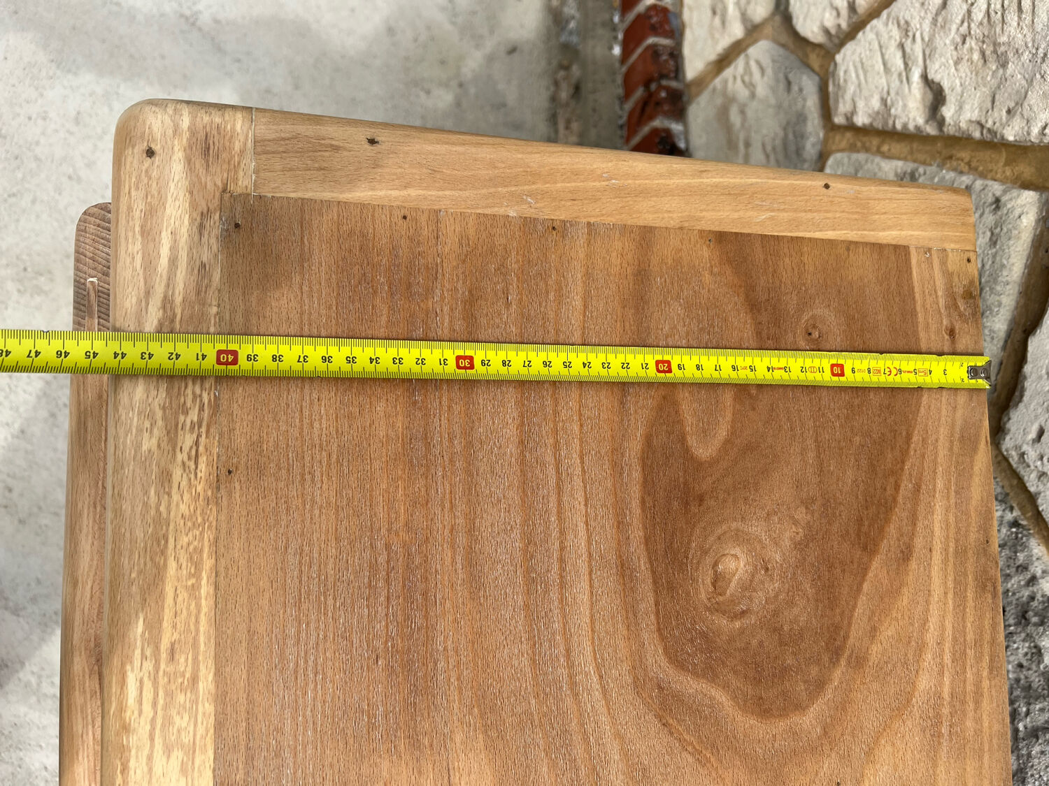 Vintage wooden sideboard cabinet