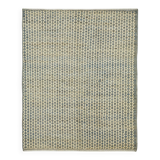 Handmade Turkish One of a Kind 154 cm x 195 cm Blue Wool Carpet