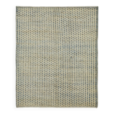 Handmade Turkish One of a Kind 154 cm x 195 cm Blue Wool Carpet