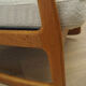Fauteuil à bascule en chêne, design danois, années 1960, designer: H. Brockmann Petersen, production: Randers Møbelf