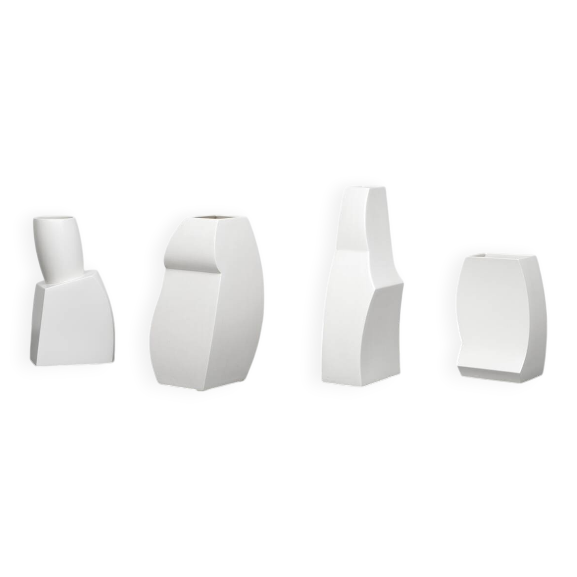 Rockley vases by George J. Sowden edition Driade circa 1980