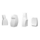 Rockley vases by George J. Sowden edition Driade circa 1980