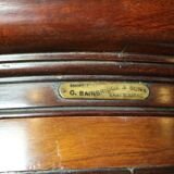 Set of 2 antique display cabinets