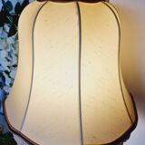 Large vintage table lamp in glazed ceramic, Oriental style 50s-60s.