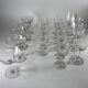 Baccarat Old Crystal Glasses Service Moliere (20pcs) 1916
