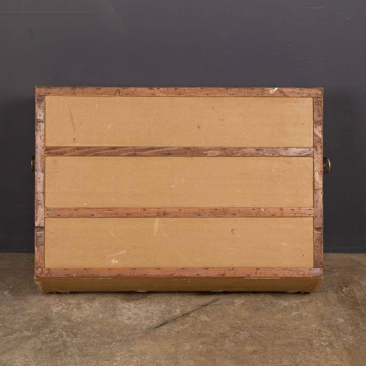 Vintage 20thC Louis Vuitton Car Trunk In Grey Vuittonite Canvas, Paris