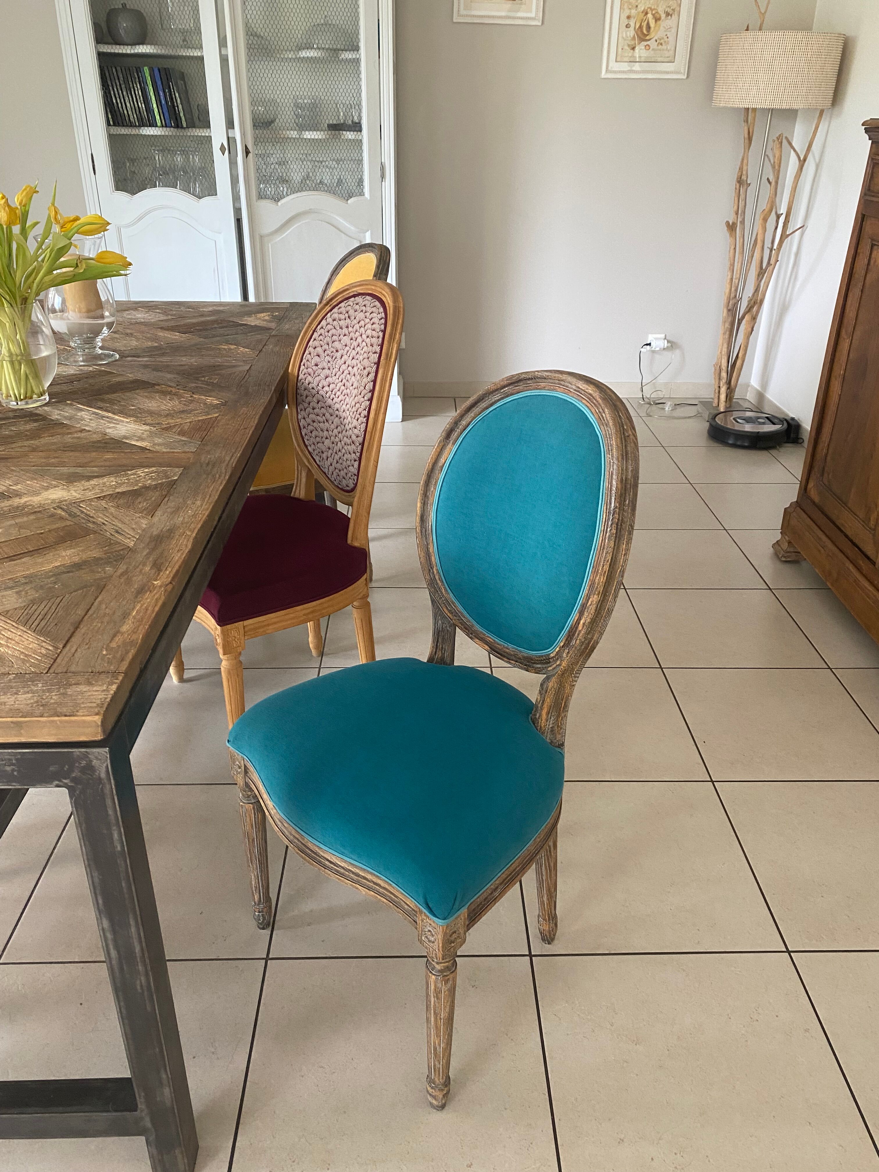 Set of 6 dining chairs