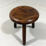 Solid oak stool 1960’s