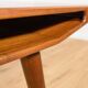 Danish Model 100 Teak Coffee Table from Omann Jun, Denmark, 1950s