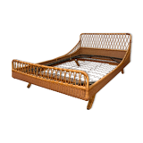 Rattan bed 60s