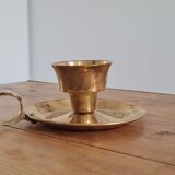 Brass candle holder