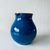 Old enamelled stoneware pitcher