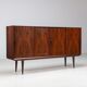 Gunni Omann highboard model 19 in rosewood Omann Jun Denmark 1960