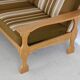 Sofa danois en chêne vintage, années 50